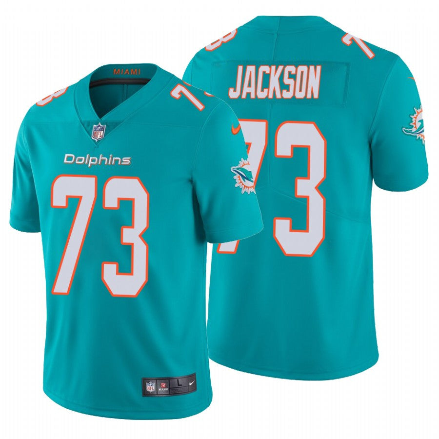 Austin Jackson Miami Dolphins aqua Vapor jersey