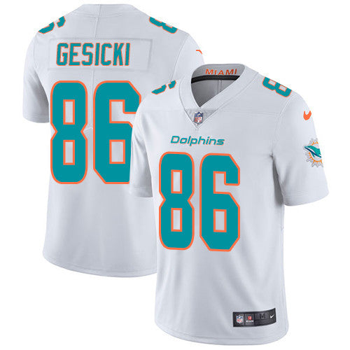 Mike Gesicki Miami Dolphins white Vapor jersey
