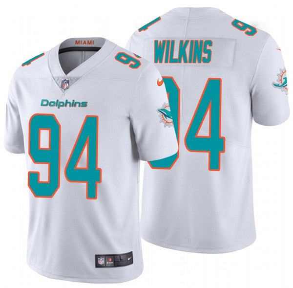 Christian Wilkins Miami Dolphins white Vapor jersey
