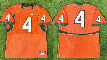 Devin Hester Miami Hurricanes orange jersey