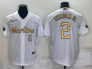 Jazz Chisholm Jr Miami Marlins white All-Star jersey