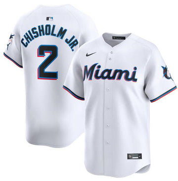 Jazz Chisholm Jr Miami Marlins white Limited jersey