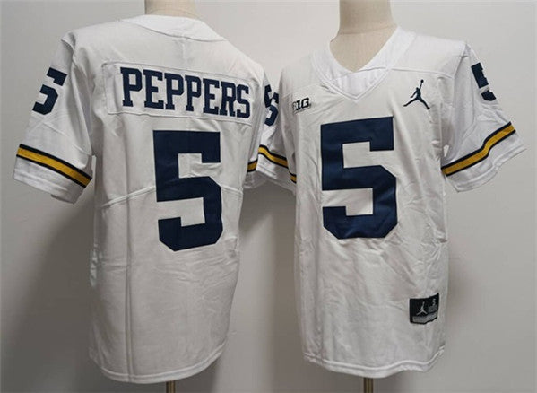Jabrill Peppers Michigan Wolverines white jersey