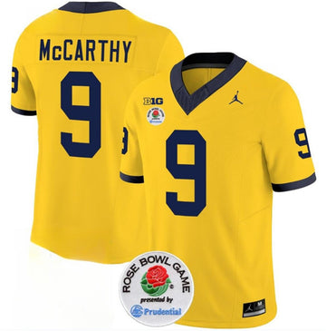 J.J. McCarthy Michigan Wolverines yellow jersey