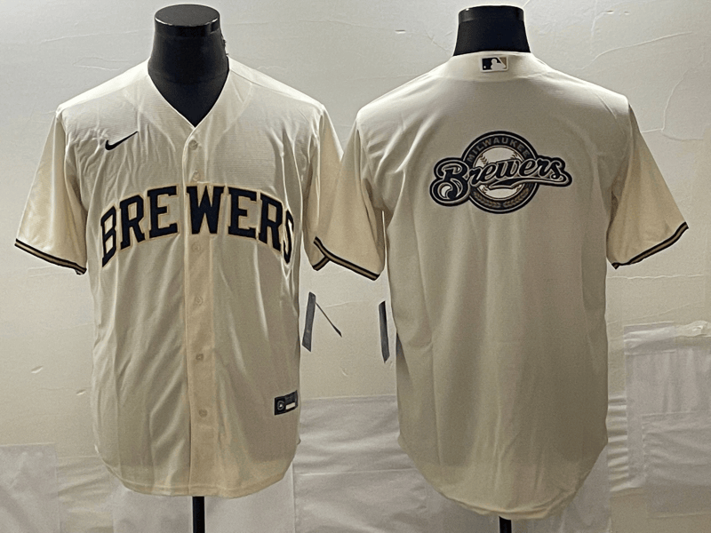 Milwaukee Brewers cream jersey