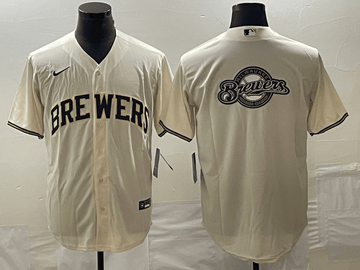 Milwaukee Brewers cream jersey