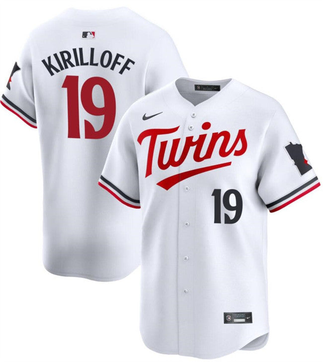 Alex Kirilloff Minnesota Twins white Limited jersey