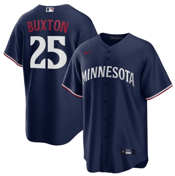 Byron Buxton Minnesota Twins navy jersey