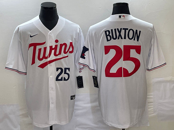 Byron Buxton Minnesota Twins white jersey