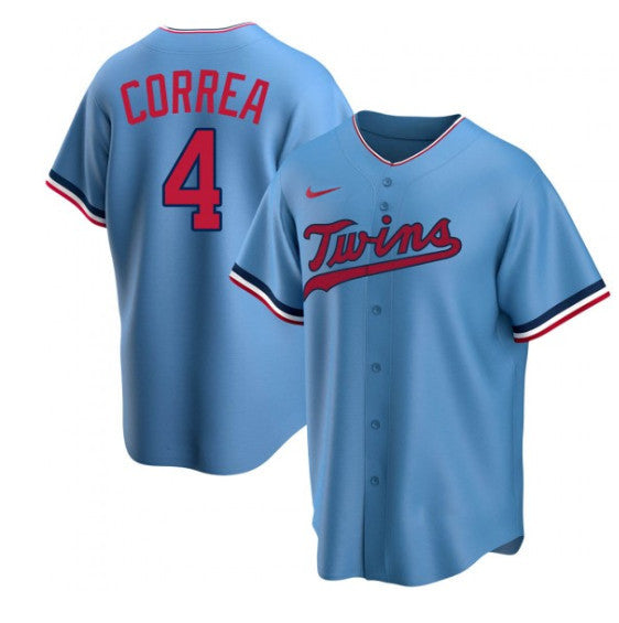 Carlos Correa Minnesota Twins blue jersey