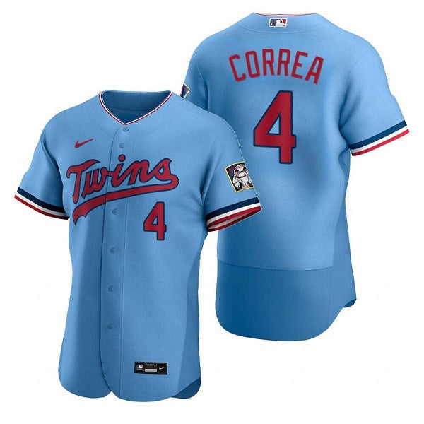 Carlos Correa Minnesota Twins blue jersey