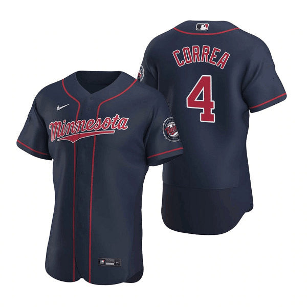 Carlos Correa Minnesota Twins navy jersey