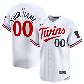 Custom Minnesota Twins white Limited jersey