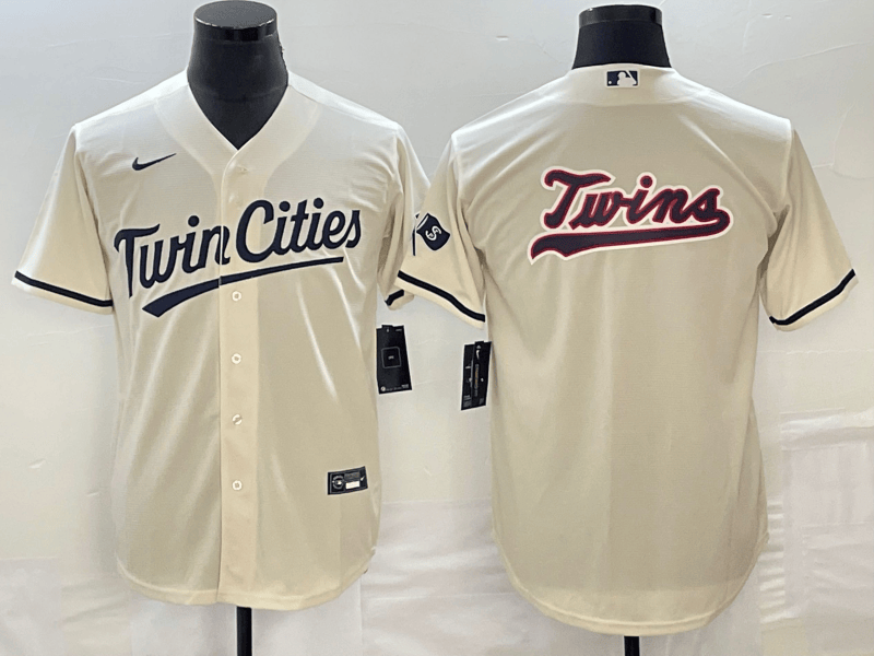 Minnesota Twins cream jersey