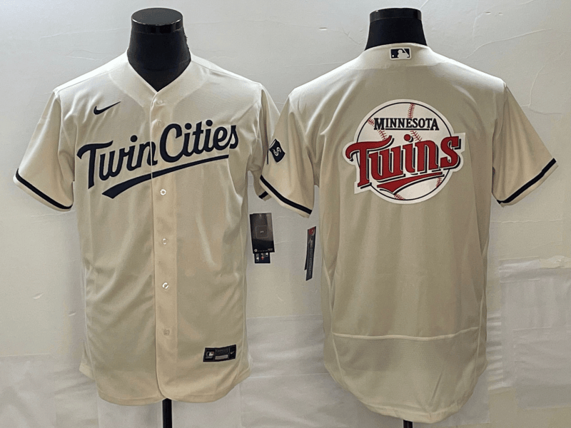 Minnesota Twins cream jersey
