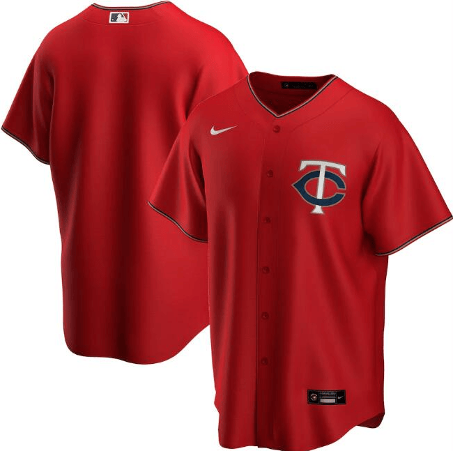 Minnesota Twins red jersey