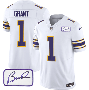Greg Joseph Minnesota Vikings white Vapor jersey