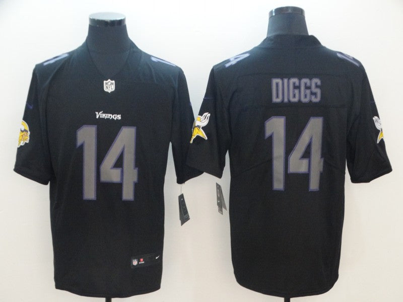 Stefon Diggs Minnesota Vikings black Limited jersey