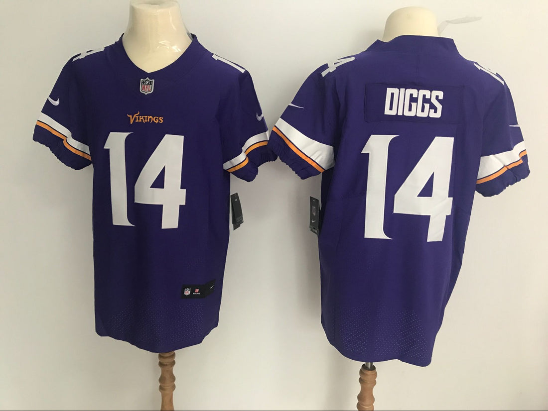 Stefon Diggs Minnesota Vikings purple Vapor jersey