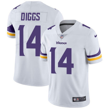 Stefon Diggs Minnesota Vikings white Vapor jersey