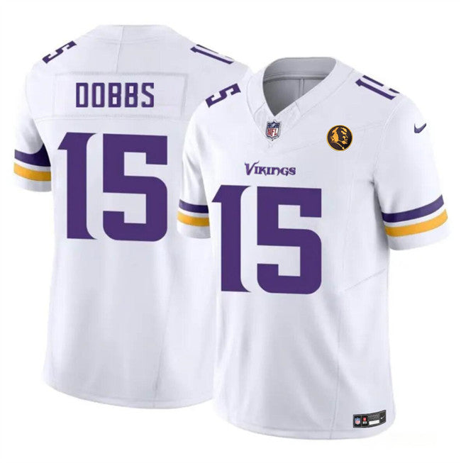 Josh Dobbs Minnesota Vikings purple Vapor jersey