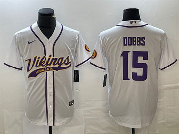 Josh Dobbs Minnesota Vikings white jersey