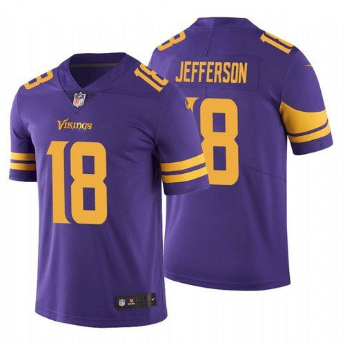 Justin Jefferson Minnesota Vikings purple Vapor jersey