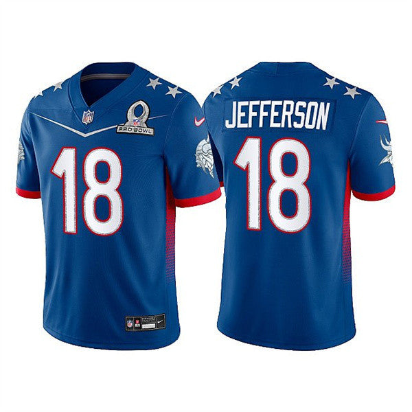 Justin Jefferson Minnesota Vikings royal jersey