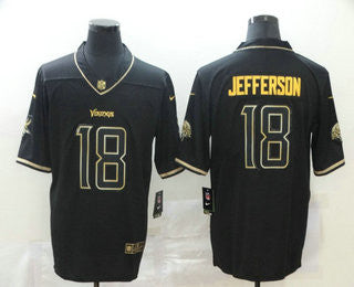 Justin Jefferson Minnesota Vikings black jersey