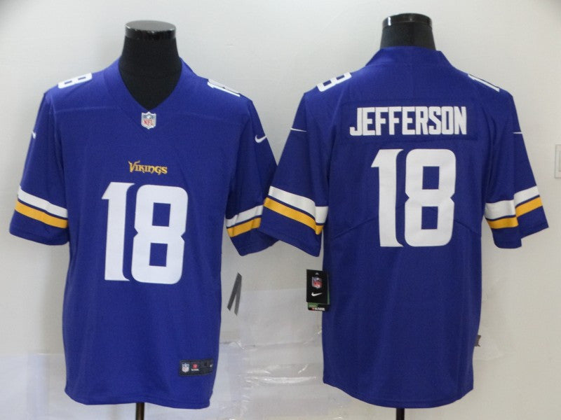 Justin Jefferson Minnesota Vikings purple Vapor jersey