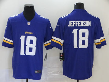 Justin Jefferson Minnesota Vikings purple Vapor jersey