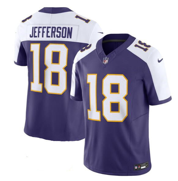 Justin Jefferson Minnesota Vikings purple Limited jersey
