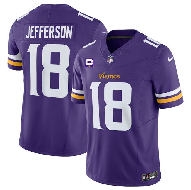 Justin Jefferson Minnesota Vikings purple Vapor jersey