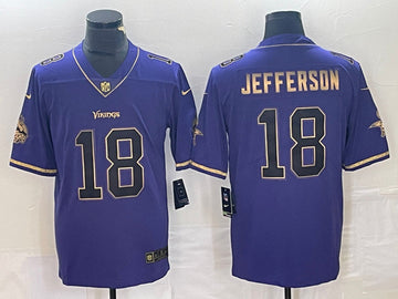 Justin Jefferson Minnesota Vikings purple jersey