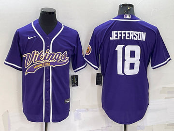 Justin Jefferson Minnesota Vikings purple jersey