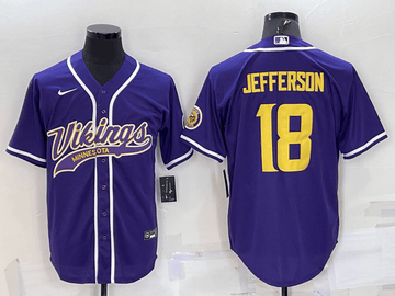 Justin Jefferson Minnesota Vikings purple jersey
