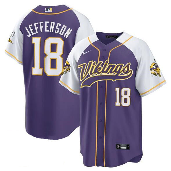Justin Jefferson Minnesota Vikings purple jersey