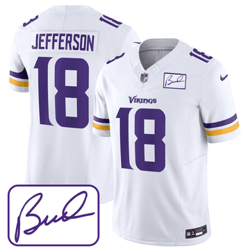 Justin Jefferson Minnesota Vikings white Limited jersey
