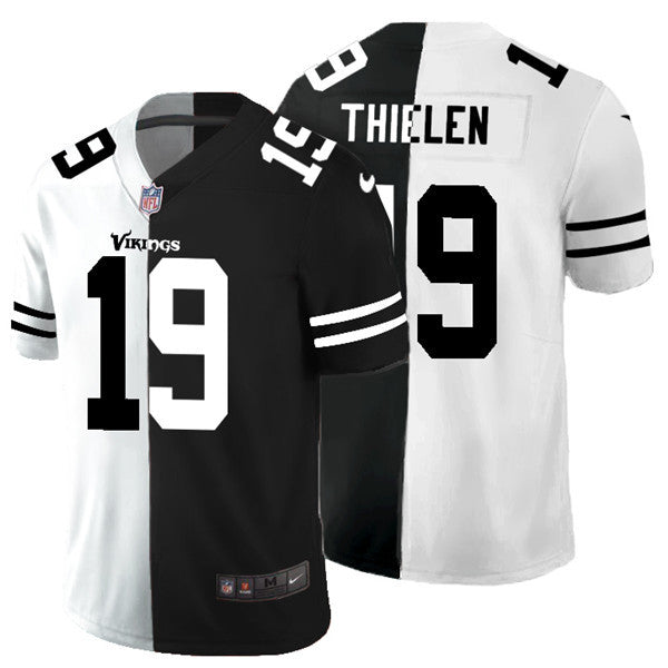 Adam Thielen Minnesota Vikings black Split jersey