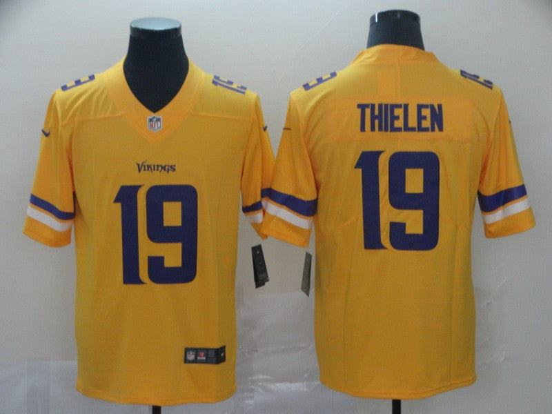 Adam Thielen Minnesota Vikings gold Inverted Legend jersey