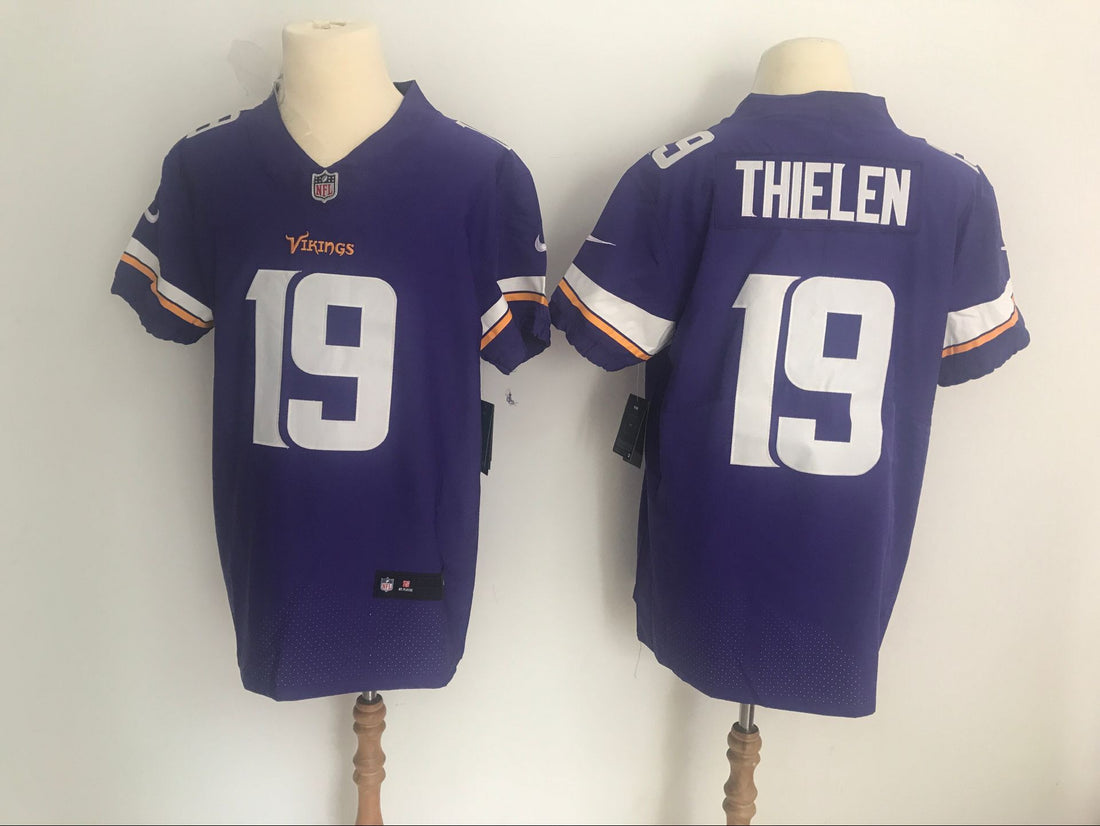Adam Thielen Minnesota Vikings purple Vapor jersey