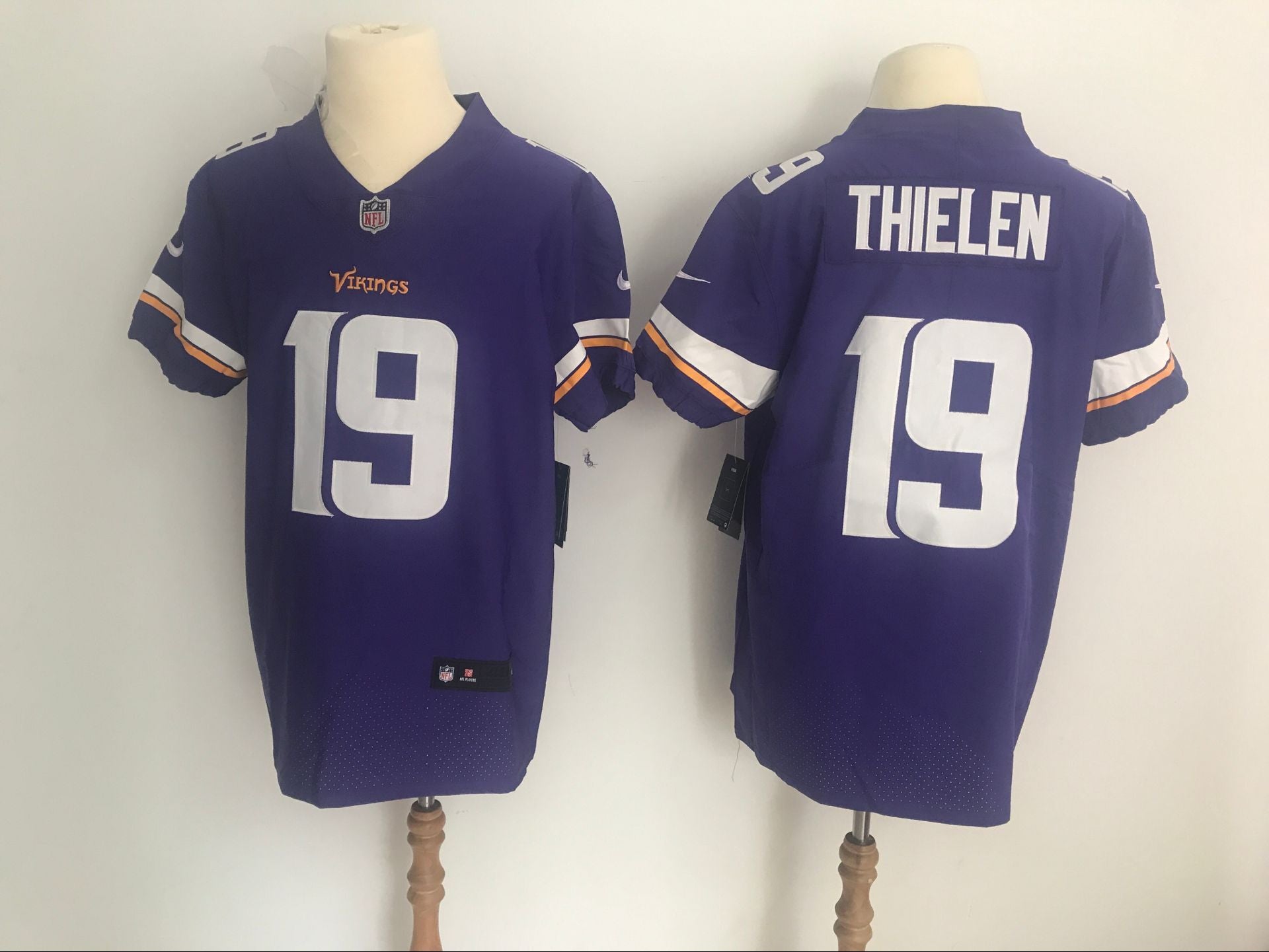 Adam Thielen Minnesota Vikings purple Vapor jersey