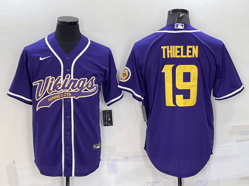 Adam Thielen Minnesota Vikings purple jersey