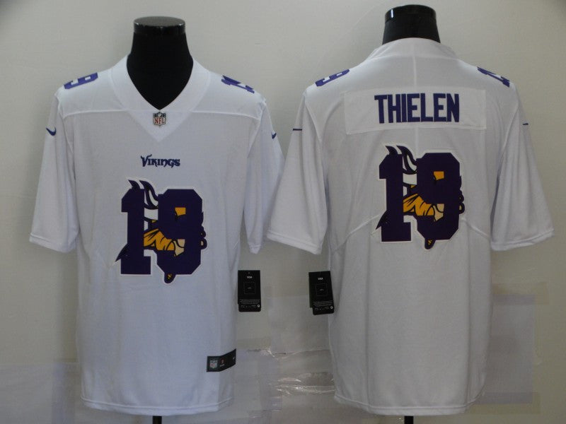 Adam Thielen Minnesota Vikings white Vapor jersey
