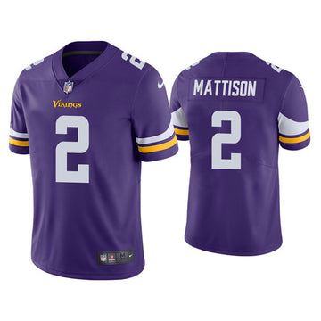 Alexander Mattison Minnesota Vikings purple Vapor jersey