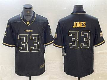 Aaron Jones Minnesota Vikings black Limited jersey