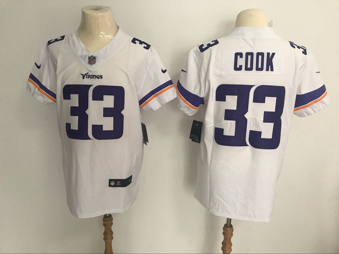 Dalvin Cook Minnesota Vikings white Vapor jersey