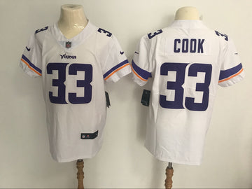 Dalvin Cook Minnesota Vikings white Vapor jersey