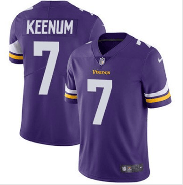 Case Keenum Minnesota Vikings purple Vapor jersey