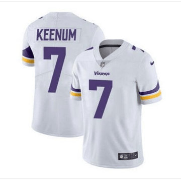 Case Keenum Minnesota Vikings white Vapor jersey